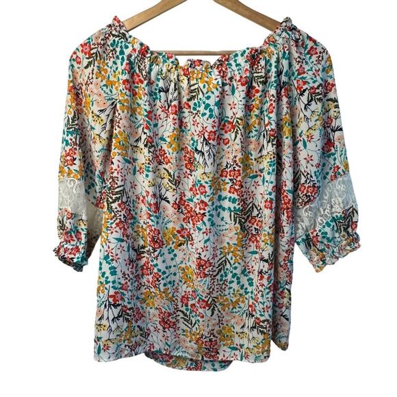 7th Avenue Colorful Medium Blouse - Picture 3 of 5